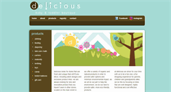 Desktop Screenshot of deliciousbaby.ca