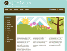 Tablet Screenshot of deliciousbaby.ca